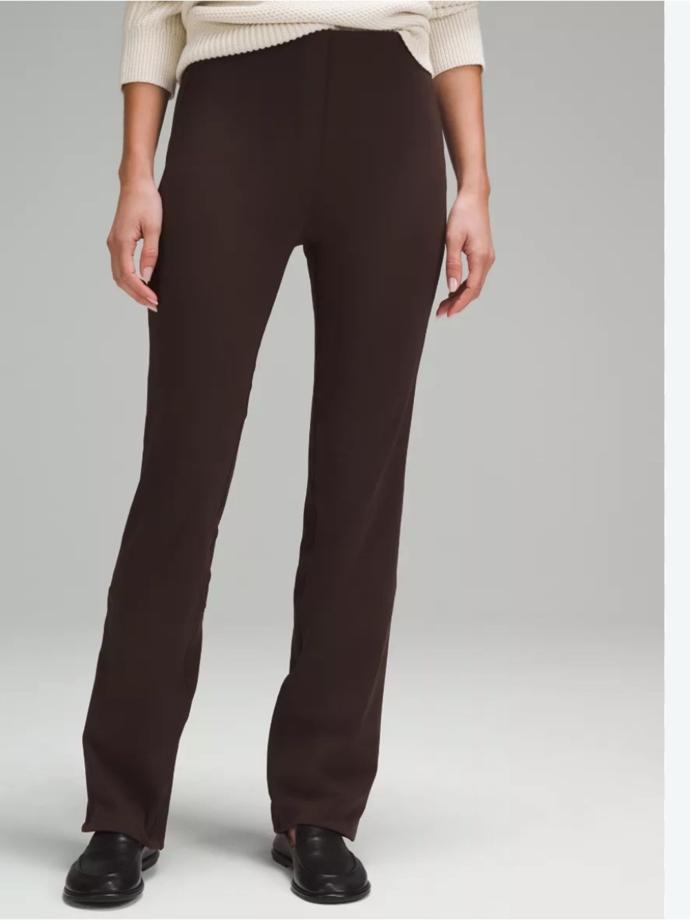 lululemon athletica smooth fit pull on high rise pant